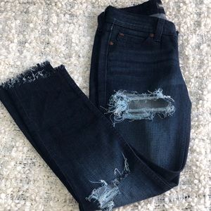 Distressed Levi Jeans